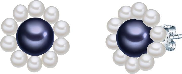 Produktbild Valero Pearls Damen Blüte Sterling Silber Süsswasser-Zuchtperlen silber - 24397 (925er Silber)