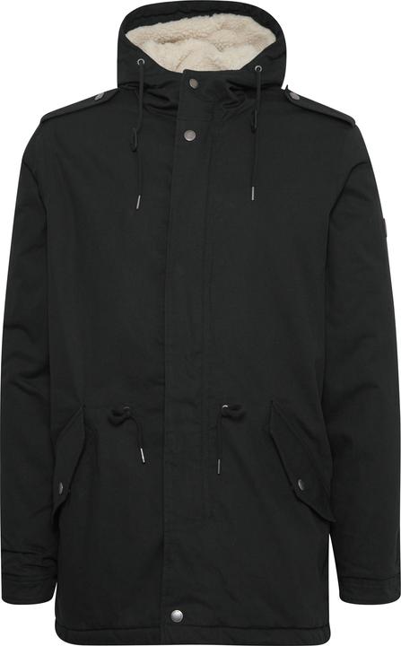 Actual product image Solid Darnell Men's Parka Outdoor Jacket Winter Coat With Teddy Fleece With Hood Made Of 100% Cotton (S)