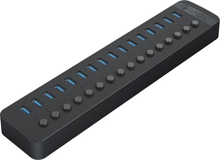 Produktbild Orico Converter CT2U3-16AB 16x USB-A 3.0 Hub with Switches - Black (16 Ports)