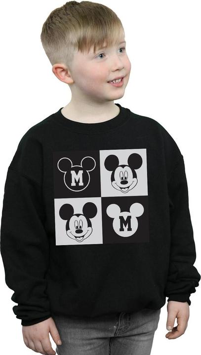 Produktbild Disney Mickey Mouse Smiling Squares Sweatshirt Jungen (152, 158)
