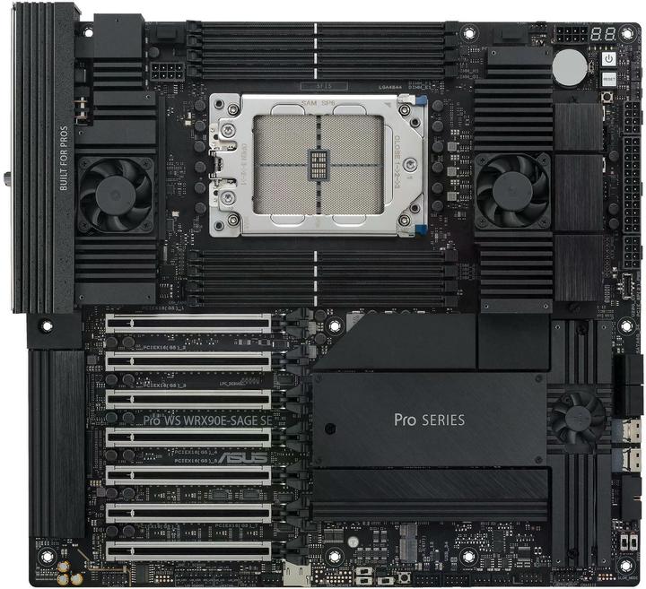 Actual product image ASUS PRO WS WRX90E-SAGE SE (sTR5, AMD WRX90, SSI EEB)
