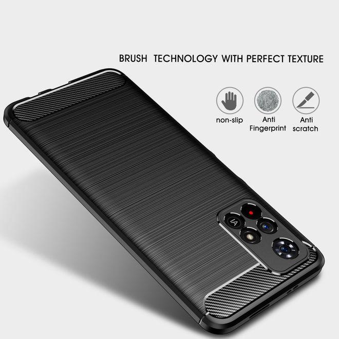 Produktbild MU Style Carbon Fiber TPU Softcase Series (Xiaomi Poco M4 Pro 5G)