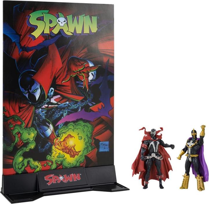 Actual product image McFarlane Spawn assoritment pack 2 figurines et comic book Spawn & Anti-Spawn (Spawn #1) 8 cm (6)