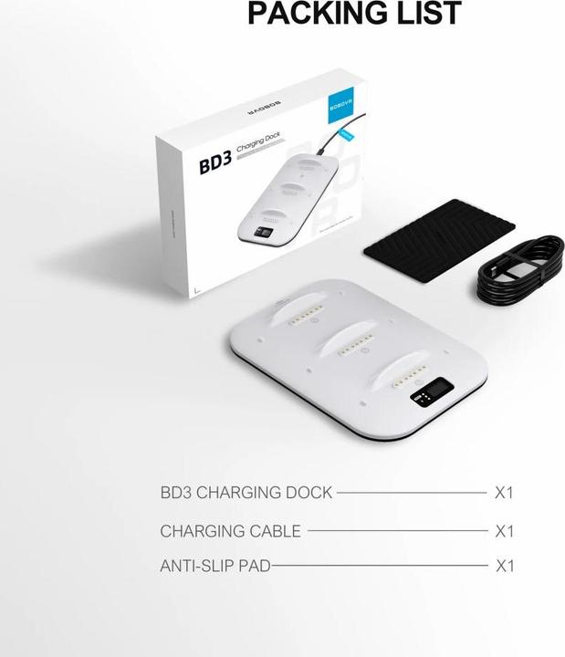 Actual product image Bobovr BD3 Charging Dock for B100 Battery