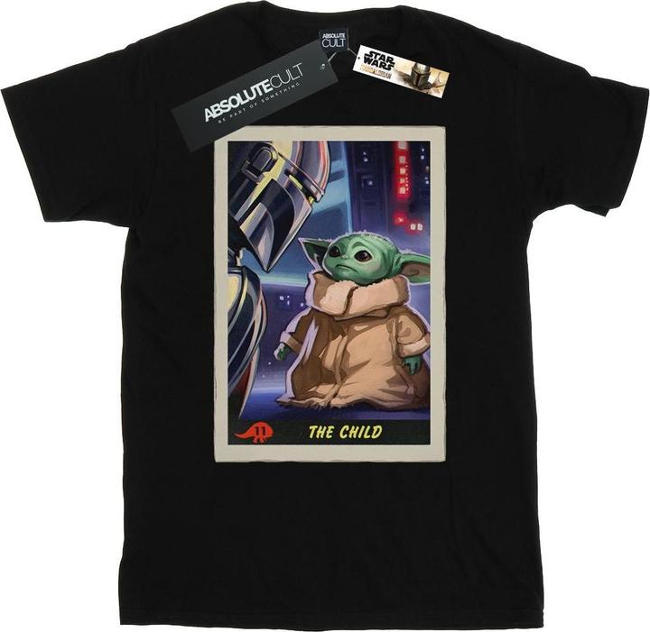 Immagine prodotto Star Wars The Mandalorian The Child Card Maglietta Ampia Donna (M)