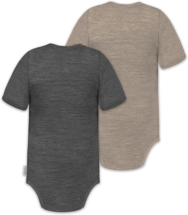 Produktbild Normani 2er Set Baby Merino Kurzarmbody „Tihoi" - 9317 (86)