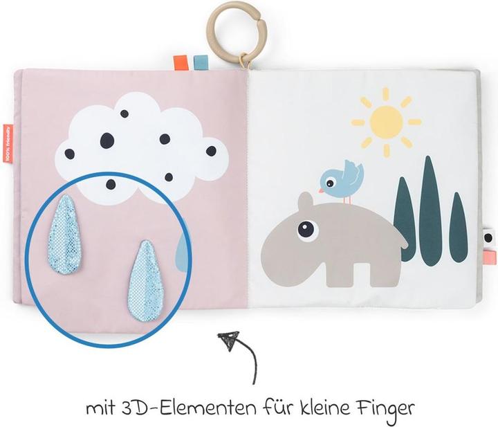 Produktbild Done by Deer Babybücher Activity-Soft-Bilderbuch Tummy Time - Deer