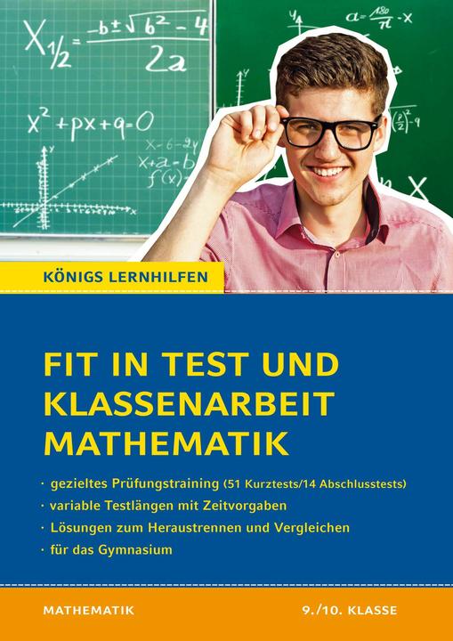 Produktbild Fit in Test und Klassenarbeit – Mathematik 9./10. Klasse Gymnasium (Deutsch, Wolfgang Göbels, 2017)