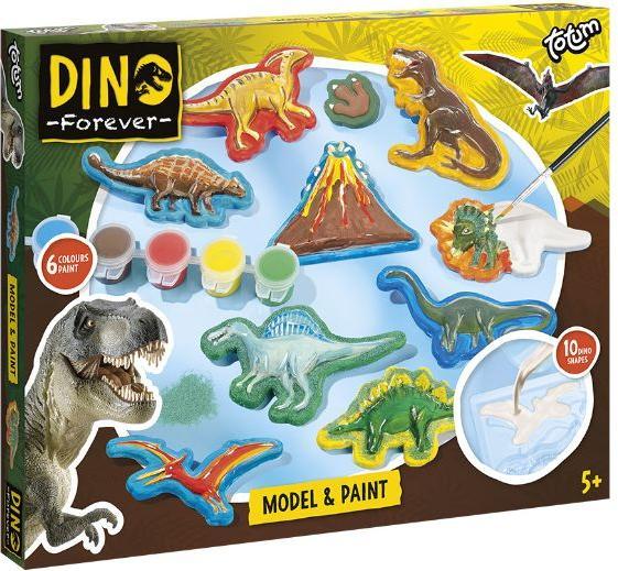 Image du produit Totum Dino Forever - Moulage en plâtre et peinture
