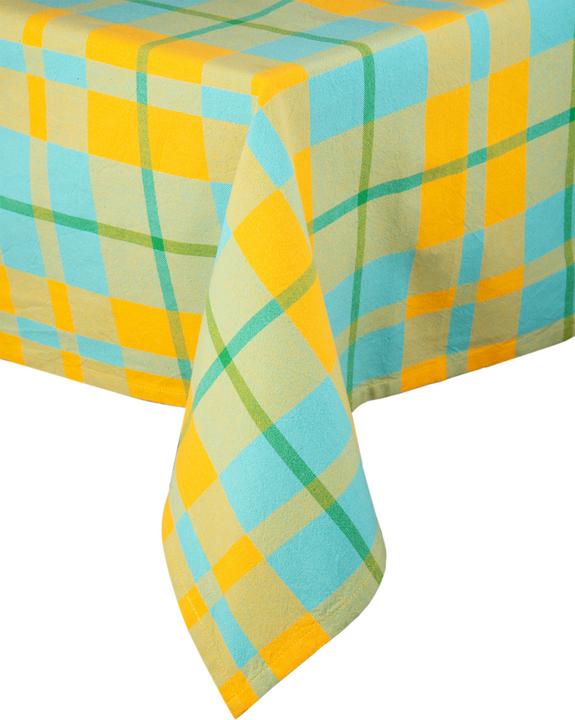Actual product image Mungo 170 cm x 250 cm tablecloth Caribbean Check crotonyellow (170 x 250 cm)