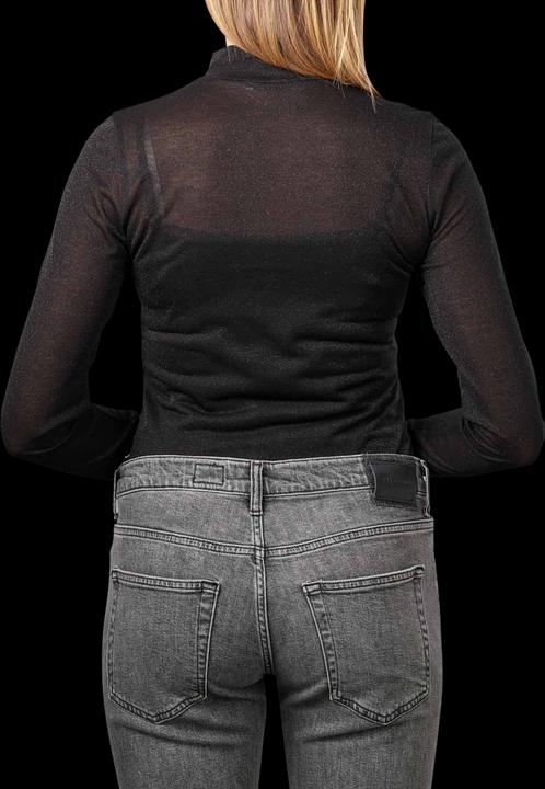 Immagine prodotto Drykorn Stand-Up Collar Fjola Pullover Glitter Black (L)