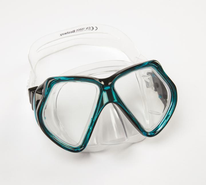 Produktbild Bestway Adult Omniview Dive Mask, Child, Full face mask, Freediving, Tempered glass, Blue, Red, Yell