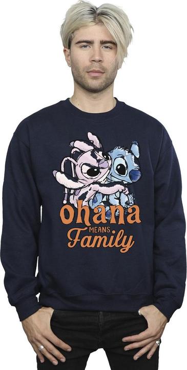 Immagine prodotto Disney Lilo And Stitch Ohana Angel Hug Felpa Uomo (XXL)