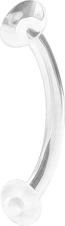 Produktbild Star Piercing Micro Banane transparent retainer (ohne Messing, Acryl)