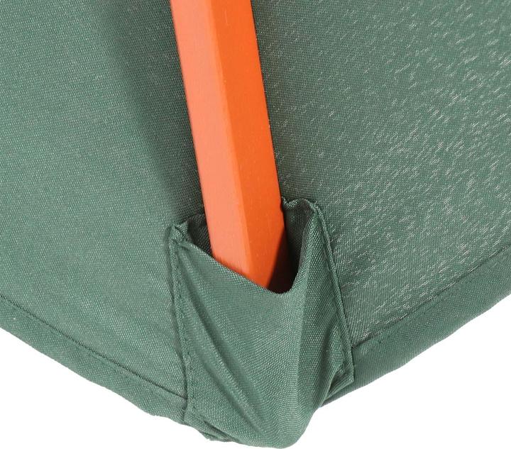 Actual product image Swisshandel24 Parasol Florida, garden umbrella market umbrella, Ø 3m polyester/wood - olive green (3 m)