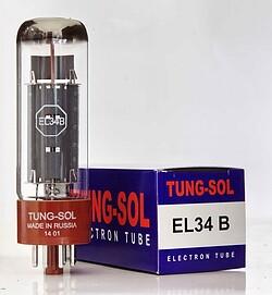 Image du produit Tung-Sol EL34B Power Amp Tube / seul (Guitare)