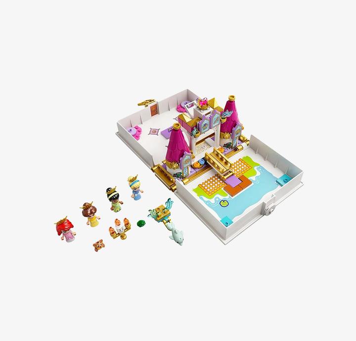 Produktbild LEGO Märchenbuch Abenteuer mit Arielle, Belle, Cinderella und Tiana (43193, LEGO Disney)