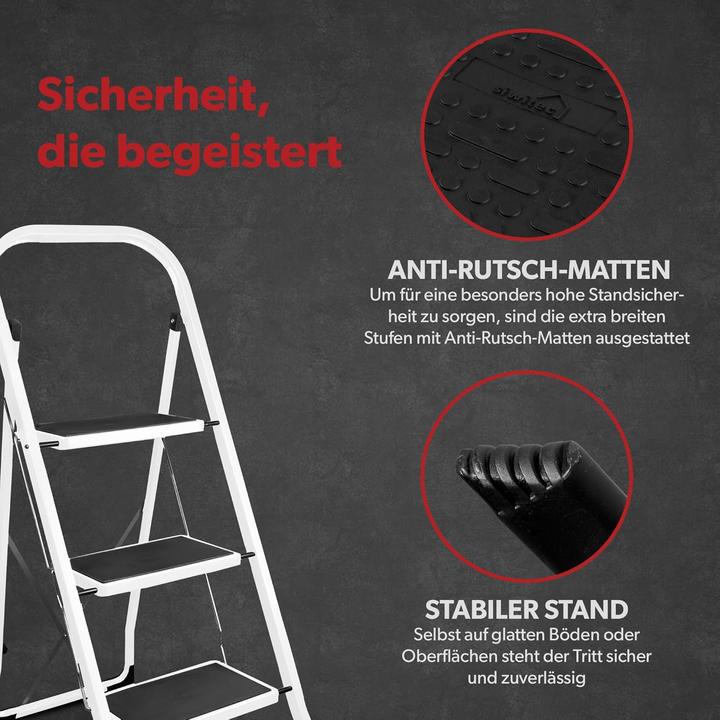 Actual product image Siwitec Klapptrittleiter mit 3 Stufen (Folding step)