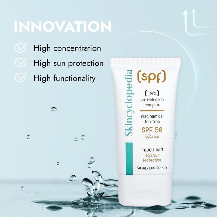 Immagine prodotto Skincyclopedia Fluido anti-macchie SPF 50 (50 ml) (Crema solare viso, SPF 50, 50 ml)
