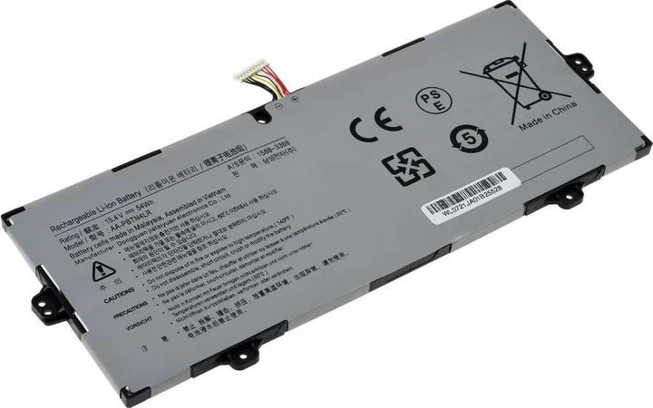 Actual product image AccuCell Rechargeable battery Samsung NP940X3M-K01us, NT950SBE-X716, type AA-PBTN4LR etc. (3500 mAh)