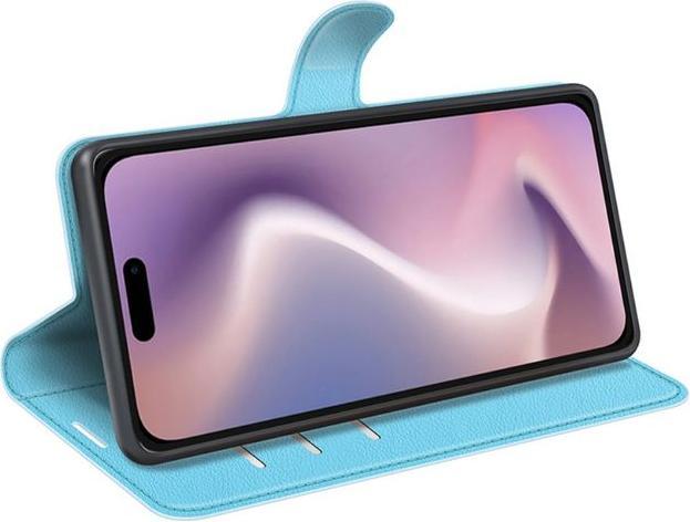 Actual product image MU Classic Litchi Leather Bookcover Series (Apple iPhone 16 Pro)