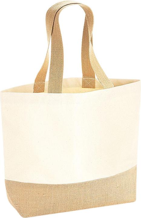 Westford Mill Canvastragetasche Mit Juteboden (18 l)
