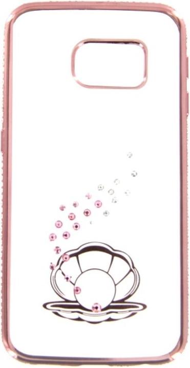 Image du produit OEM Étui TPU Bling Samsung S6 Edge - Seashell or rose (Samsung Galaxy S6 Edge)