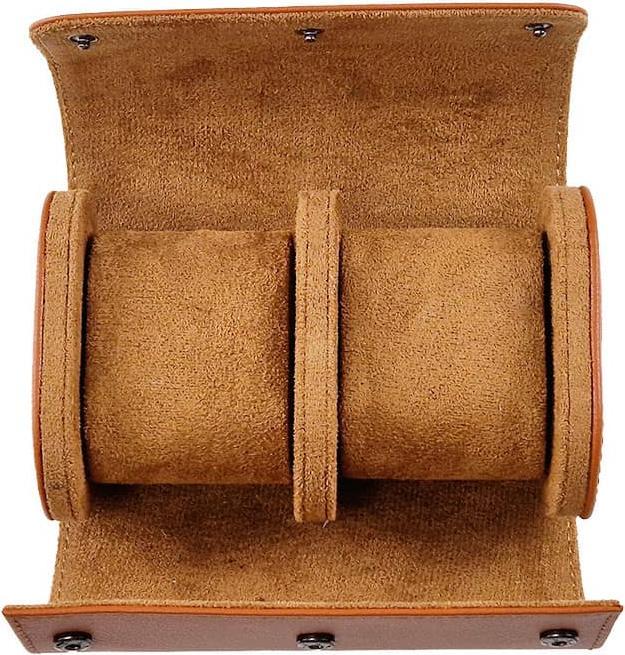 Produktbild Luxcessory Uhrenrolle Gentleman mit Trackerfach für 2 Uhren (inkl. Chipolo ONE Spot)