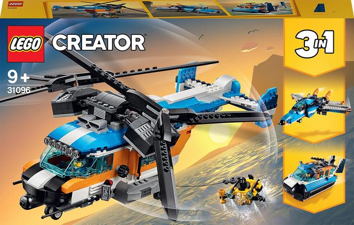 Actual product image LEGO Double rotor helicopter (31096, LEGO Creator 3-in-1)