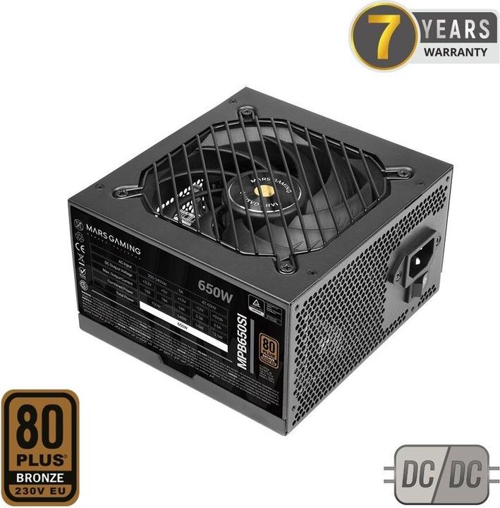Actual product image Mars Gaming MPB650SI (650 W)