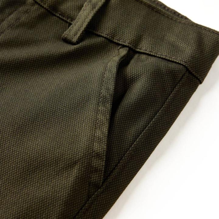 Actual product image VidaXL Children's trousers khaki 140,Material: 60 % cotton. 37 % polyester (140)