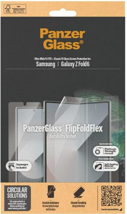Immagine prodotto PanzerGlass Vetro temperato e pellicola (1 Pezzo/i, Samsung Galaxy Z Fold6)