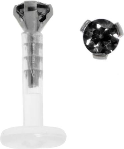 Schwarz, Silber, Transparent