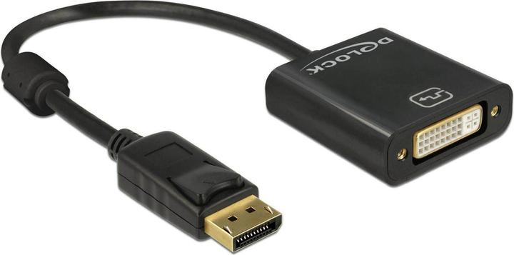 Actual product image Delock Monitor adapter DP to DVI, passive, 4K support (DVI, 16 cm)