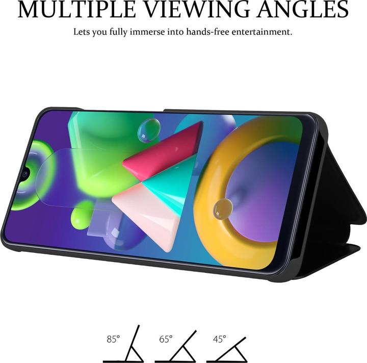 Produktbild Cadorabo Smart View Spiegel Book Hülle für Samsung Galaxy M31 (Samsung Galaxy M31)