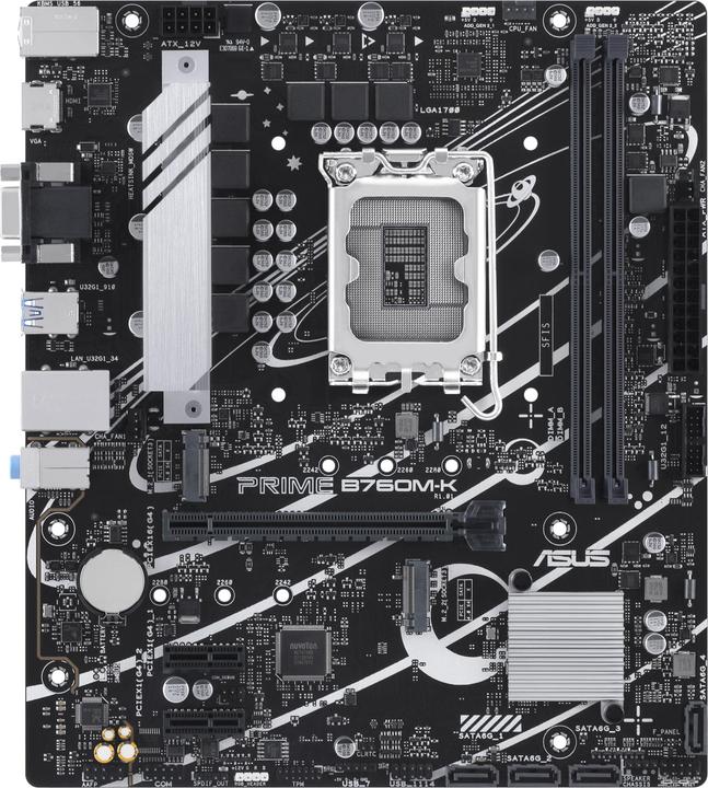 Produktbild ASUS PRIME B760M-K (LGA 1700, Intel B760, mATX)