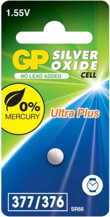 Immagine prodotto GP Batteries Cella all'ossido d'argento 377 Batteria usa e getta SR66 Ossido di Silicio (S) (1 pz., SR66, 24 mAh)