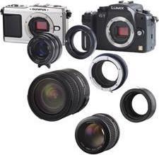 Image du produit Novoflex Adaptateur d'objectifs Nikon aux appareils photo MFT