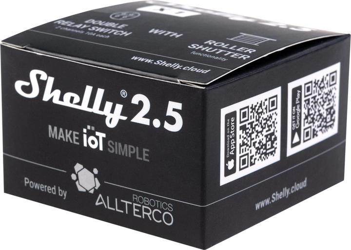 Produktbild Shelly Dual WLAN Schalter (Schaltaktor)