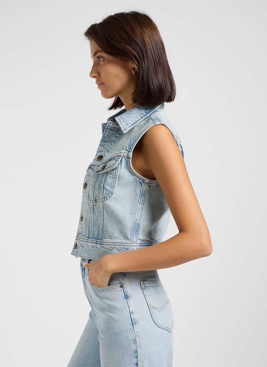 Produktbild Lee Jeansjacke Cropped Rider Vest (S)