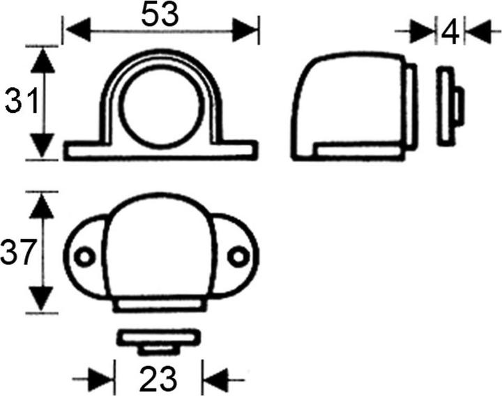Actual product image Werkstarck Magnetic door holder (1 Piece)