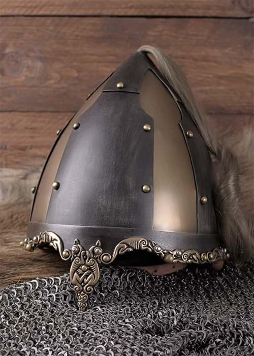Produktbild Battle Merchant Rus-Helm mit Pferdehaarbusch