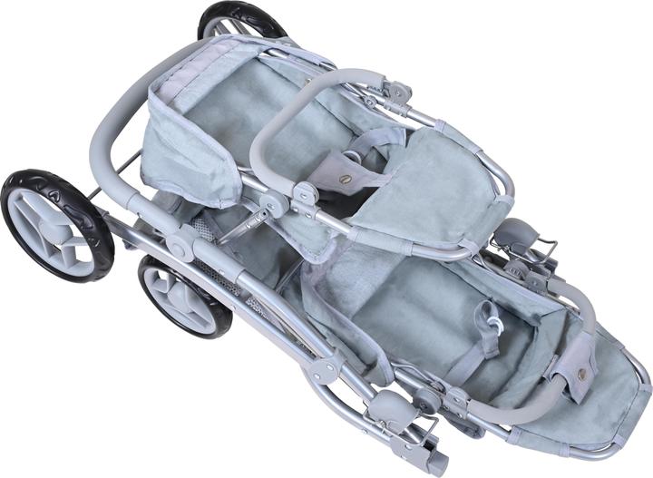 Immagine prodotto Knorrtoys Carrozzina gemellare Milo - blu scuro