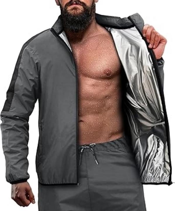 Actual product image Rdx Clothing Sauna Suit C1 Gray-XL