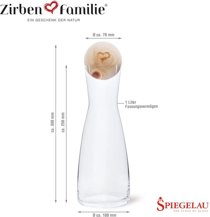 Image du produit ZirbenFamilie Set de boules d'arolle "Édition Coeur