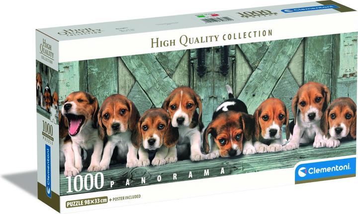 Immagine prodotto Clementoni Puzzle 1000 Panorama Beagles (1000 pezzi)