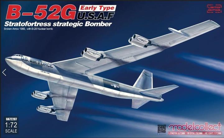Produktbild Modelcollect B-52G early type U.S.A.F stratofortress strategic bomber Broken Arrow1966 w.B-28
