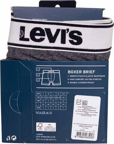 Actual product image Levis Boxer 2 pairs of panties 37149-0398 gray M (56, 57, 58)
