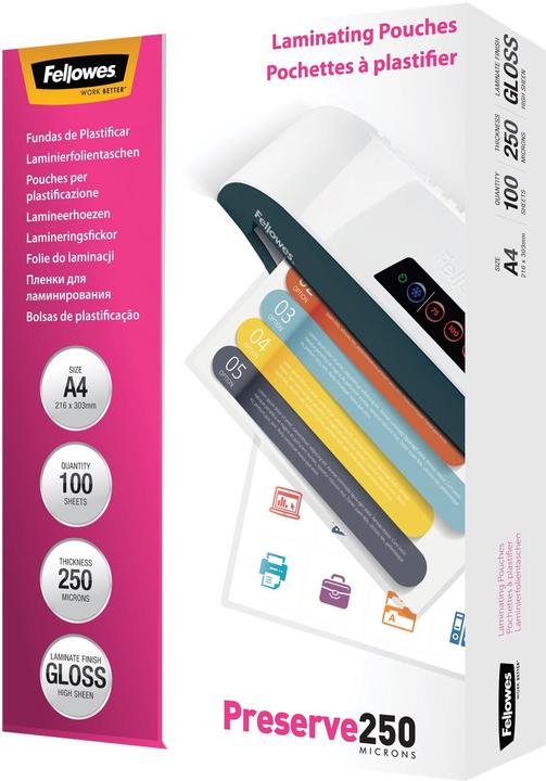 Actual product image Fellowes Capture 125 (ID card format, 100 Piece, 125 µm)