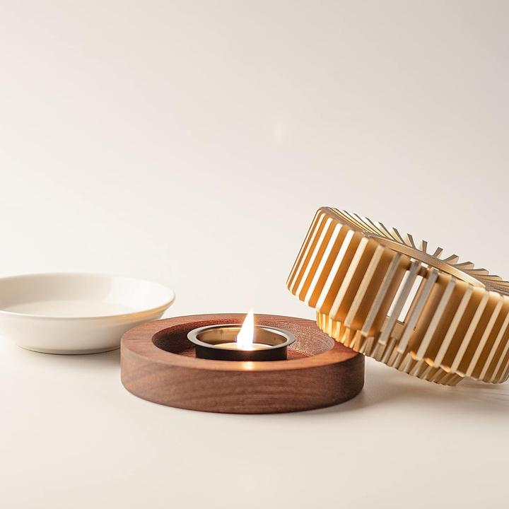 Image du produit Iwoohome Bougie à réchaud Diffuseur de parfum